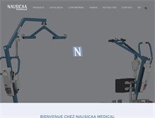 Tablet Screenshot of nausicaa-medical.com